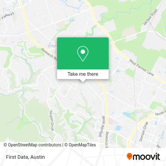 First Data map