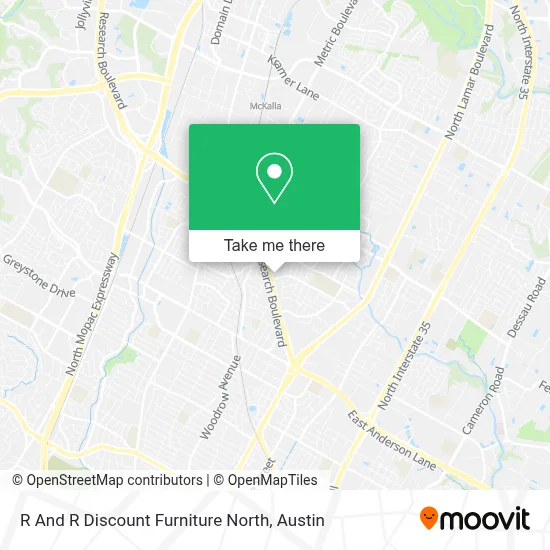 R And R Discount Furniture North map