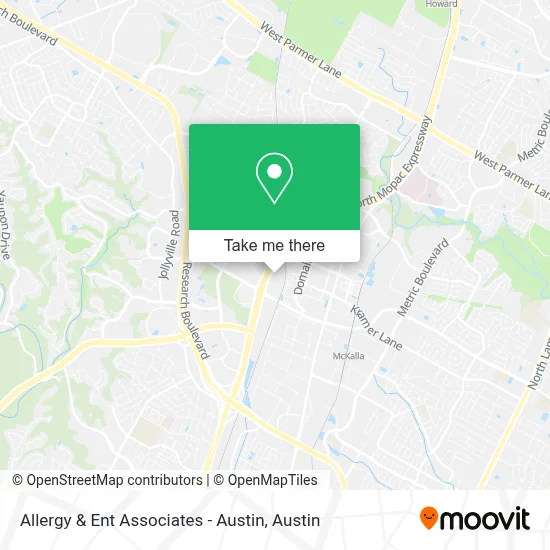 Allergy & Ent Associates - Austin map