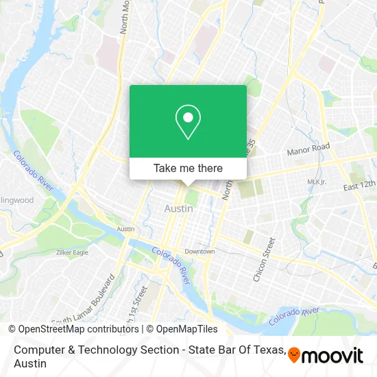 Computer & Technology Section - State Bar Of Texas map