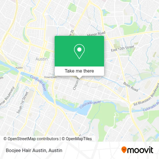 Boojee Hair Austin map