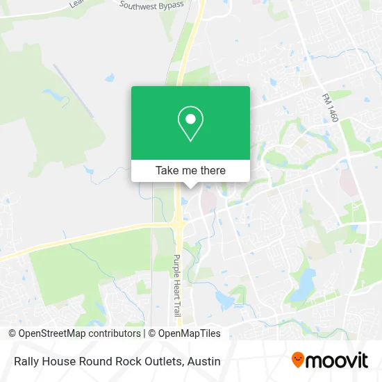 Rally House Round Rock Outlets map