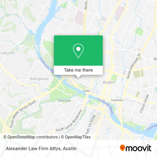 Alexander Law Firm Attys map