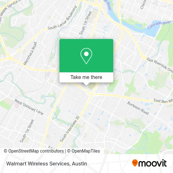Walmart Wireless Services map