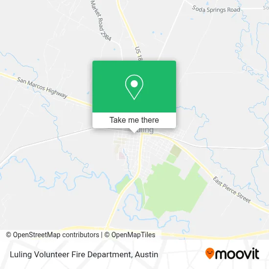 Luling Volunteer Fire Department map
