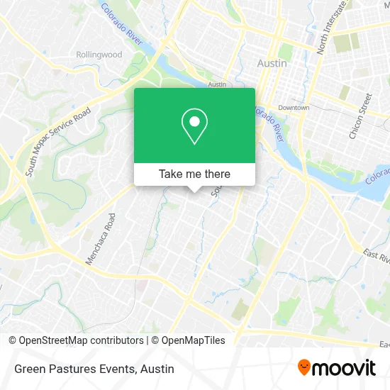 Green Pastures Events map