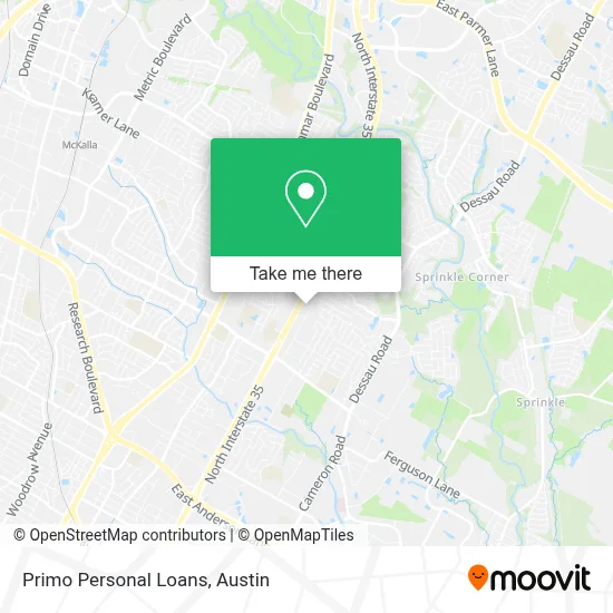 Primo Personal Loans map