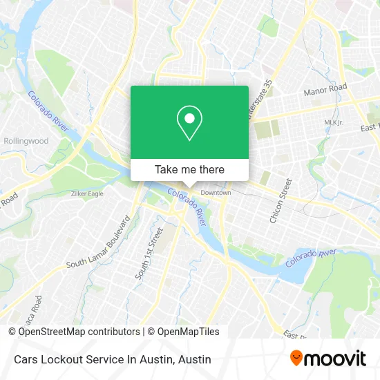 Cars Lockout Service In Austin map
