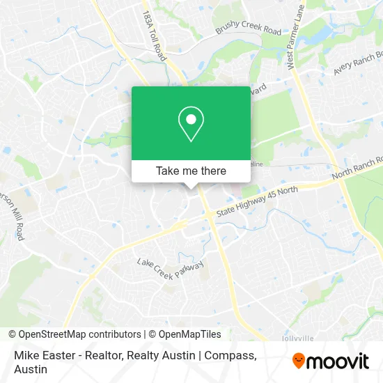 Mike Easter - Realtor, Realty Austin | Compass map