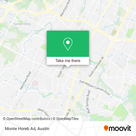 Monte Horeb Ad map
