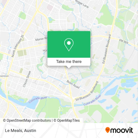 Le Meals map