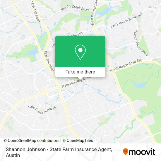 Shannon Johnson - State Farm Insurance Agent map