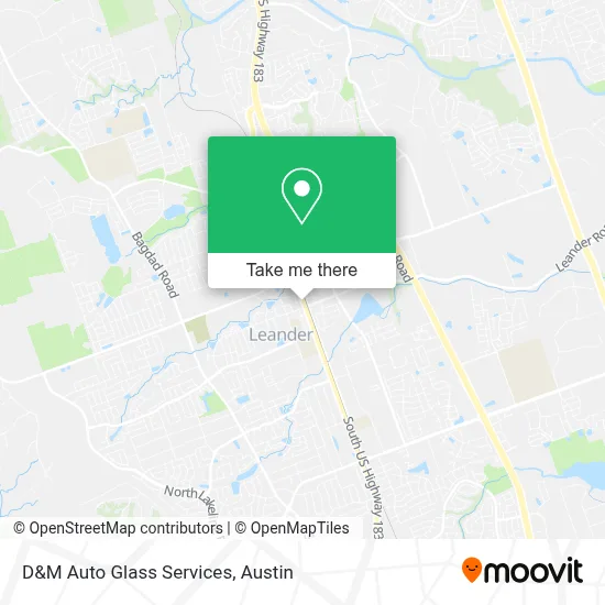 D&M Auto Glass Services map