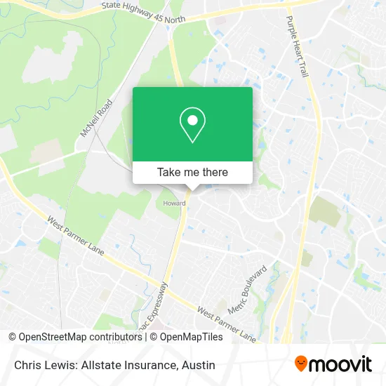 Chris Lewis: Allstate Insurance map
