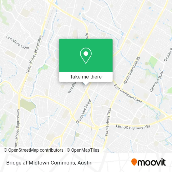 Bridge at Midtown Commons map