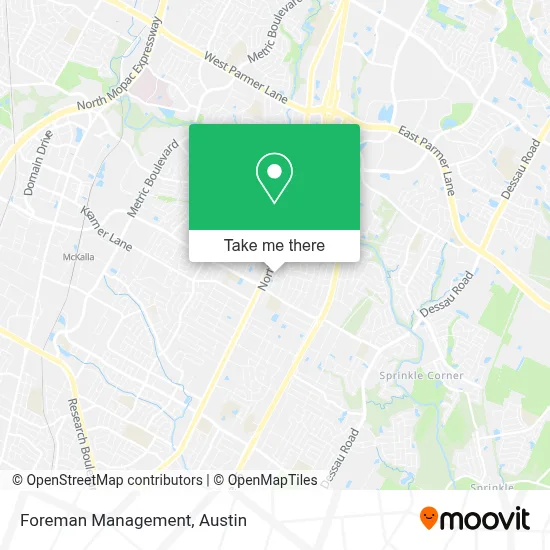 Foreman Management map