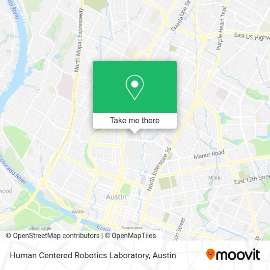 Human Centered Robotics Laboratory map