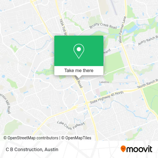 C B Construction map