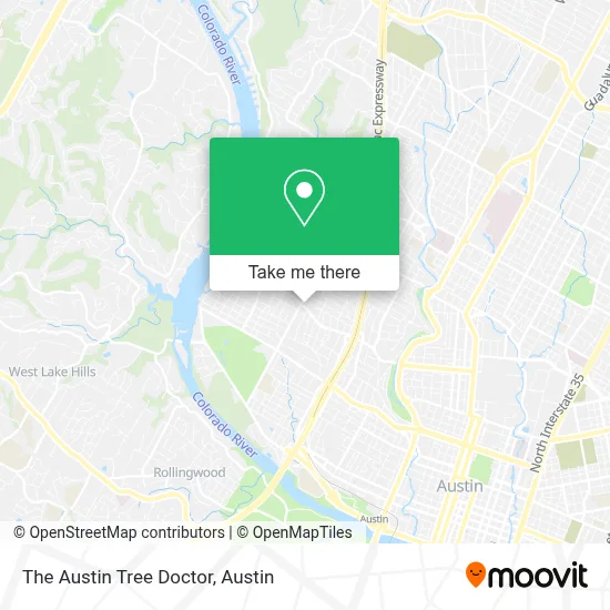 The Austin Tree Doctor map
