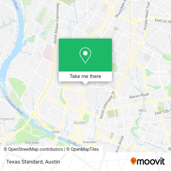 Texas Standard map