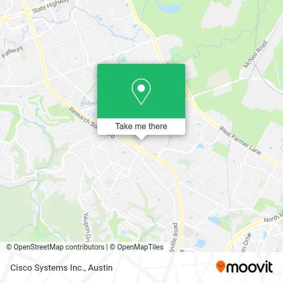 Cisco Systems Inc. map