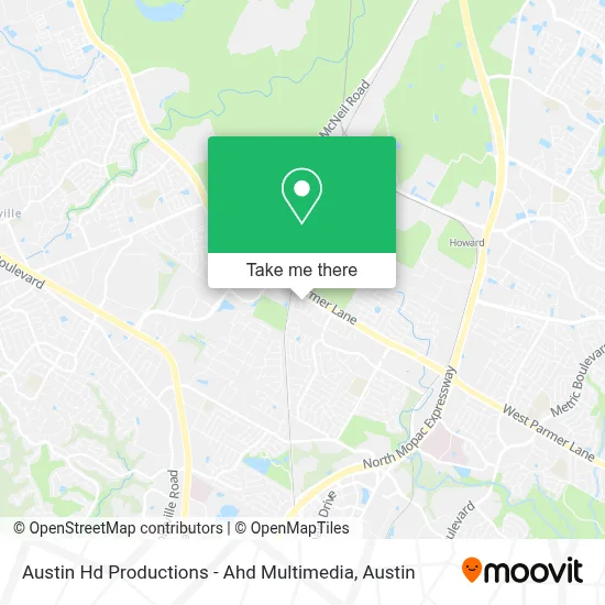 Austin Hd Productions - Ahd Multimedia map