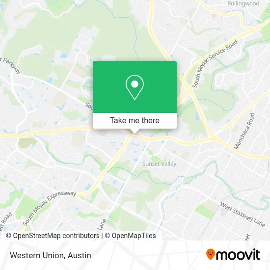 Western Union map