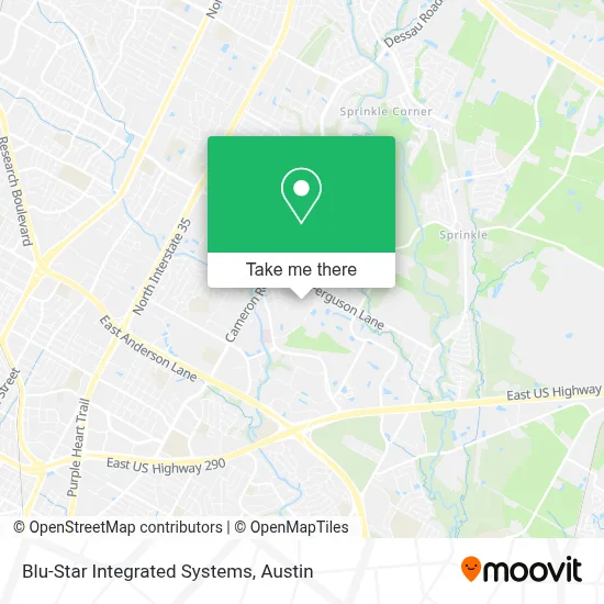 Blu-Star Integrated Systems map
