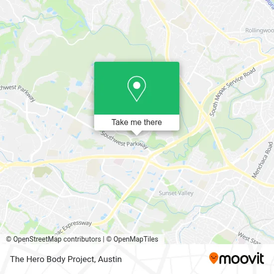 The Hero Body Project map