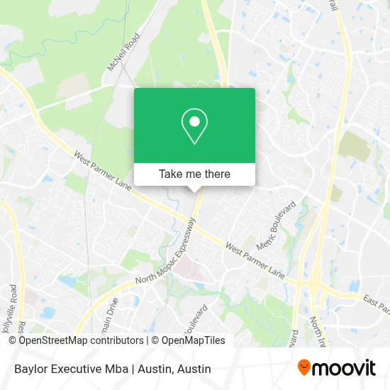 Baylor Executive Mba | Austin map