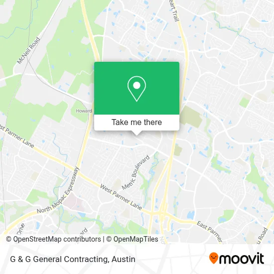G & G General Contracting map