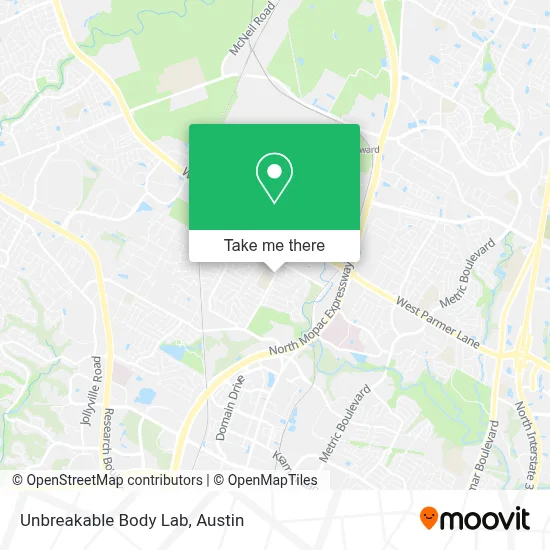Unbreakable Body Lab map