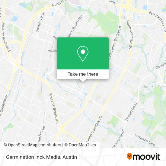 Germination Inck Media map