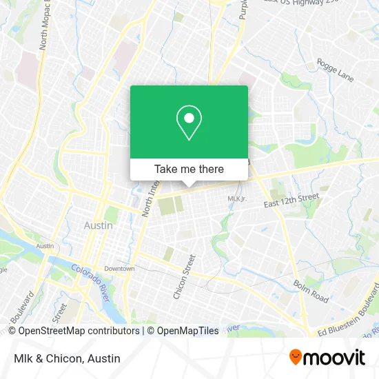 Mlk & Chicon map