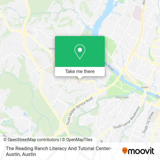The Reading Ranch Literacy And Tutorial Center- Austin map