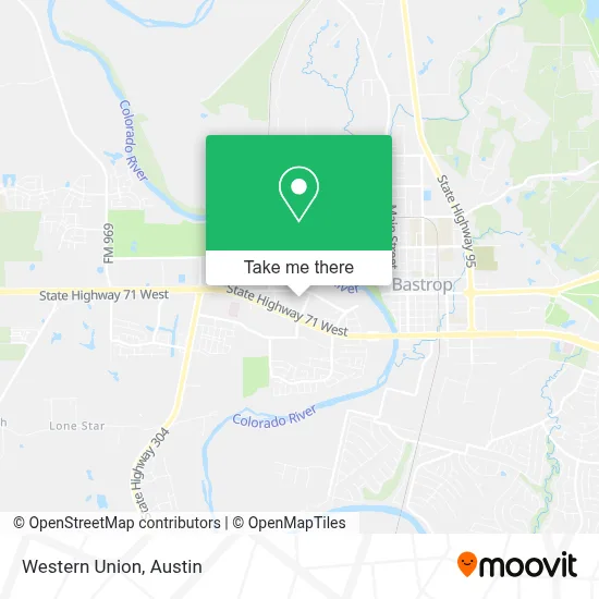 Western Union map