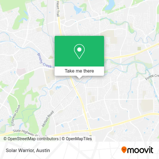 Solar Warrior map