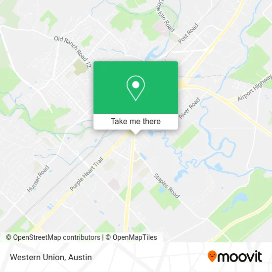 Western Union map