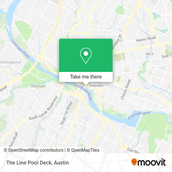 The Line Pool Deck map