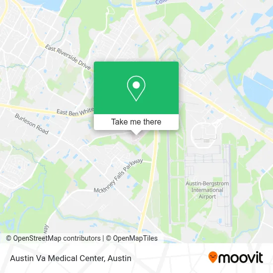 Austin Va Medical Center map