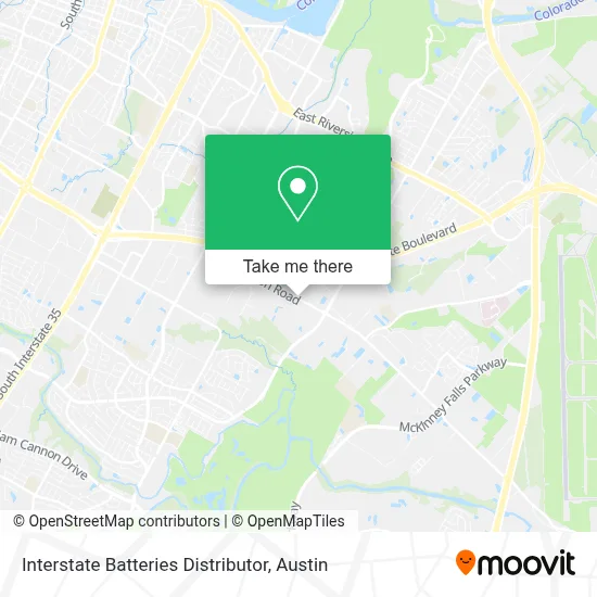 Interstate Batteries Distributor map