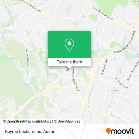 Keyme Locksmiths map