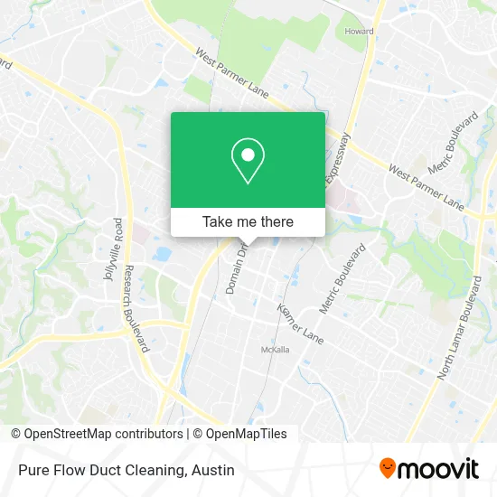 Pure Flow Duct Cleaning map
