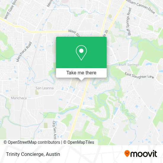 Trinity Concierge map