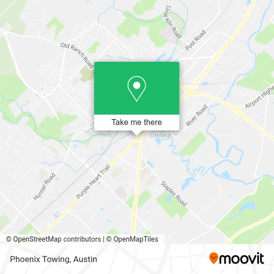 Phoenix Towing map