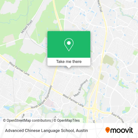 Advanced Chinese Language School map