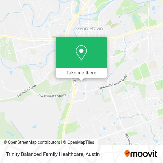 Trinity Balanced Family Healthcare map