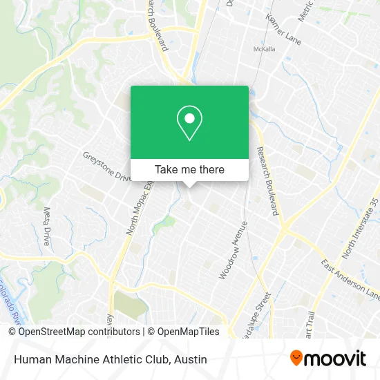 Human Machine Athletic Club map