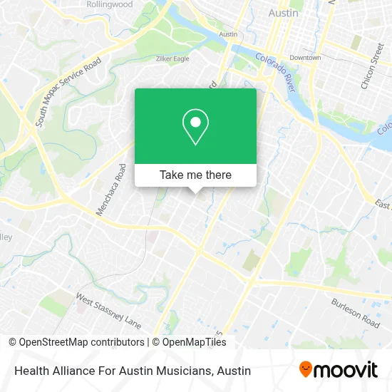 Health Alliance For Austin Musicians map