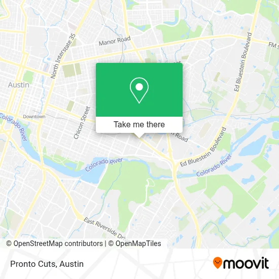 Pronto Cuts map